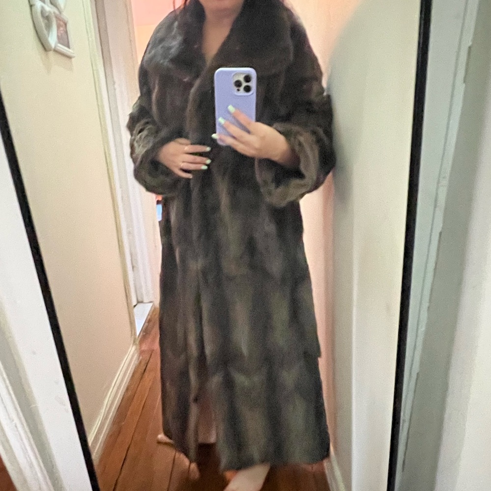 Genuine fur coat
